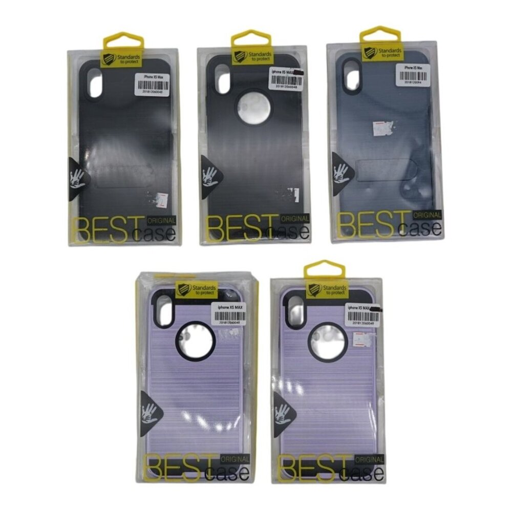 Lot of 5 Original Best Case Phone Cases for iPhone XS Max – Opened Packaging - Picture 1 of 6